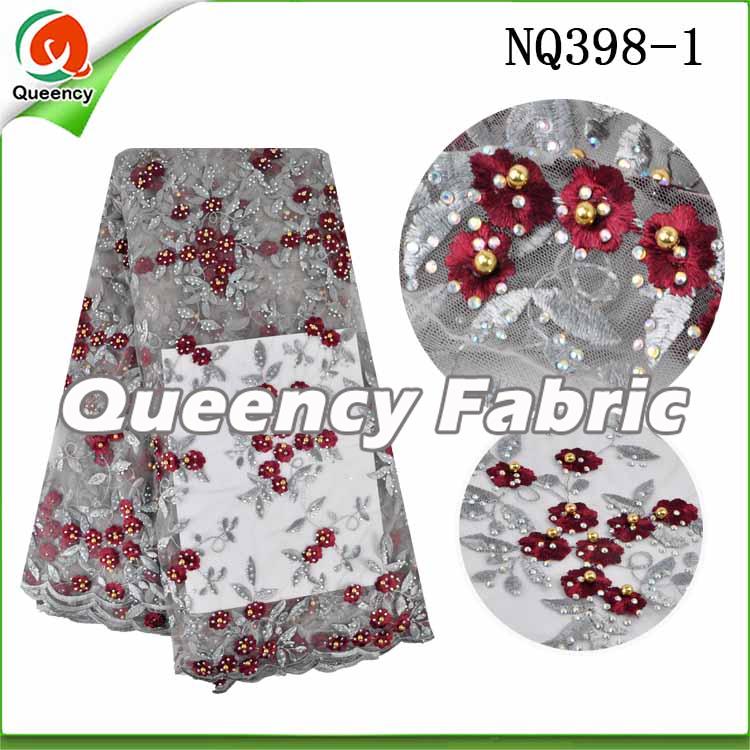 Nigeria French Lace In Wine