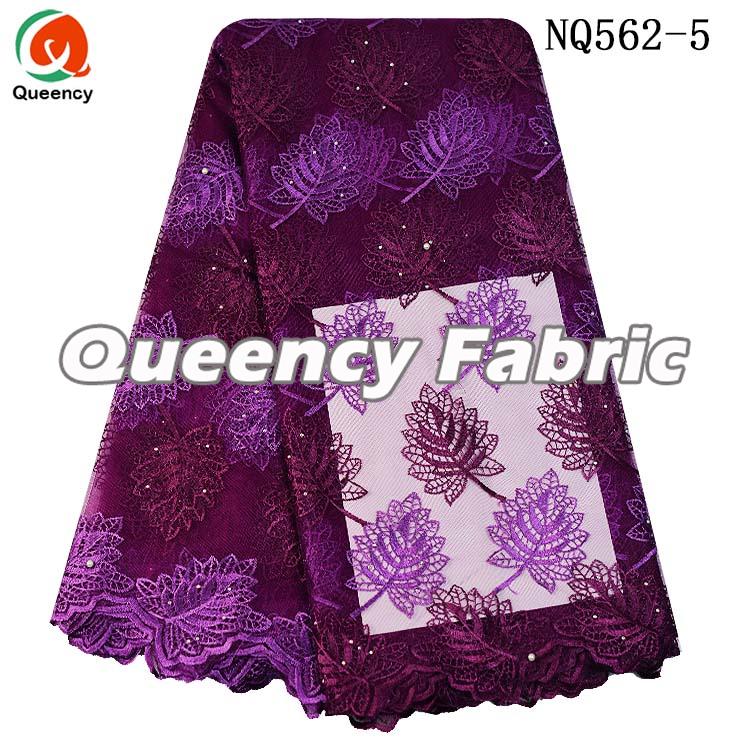Nigeria Lace Tulle Wedding Dresses Fabric 