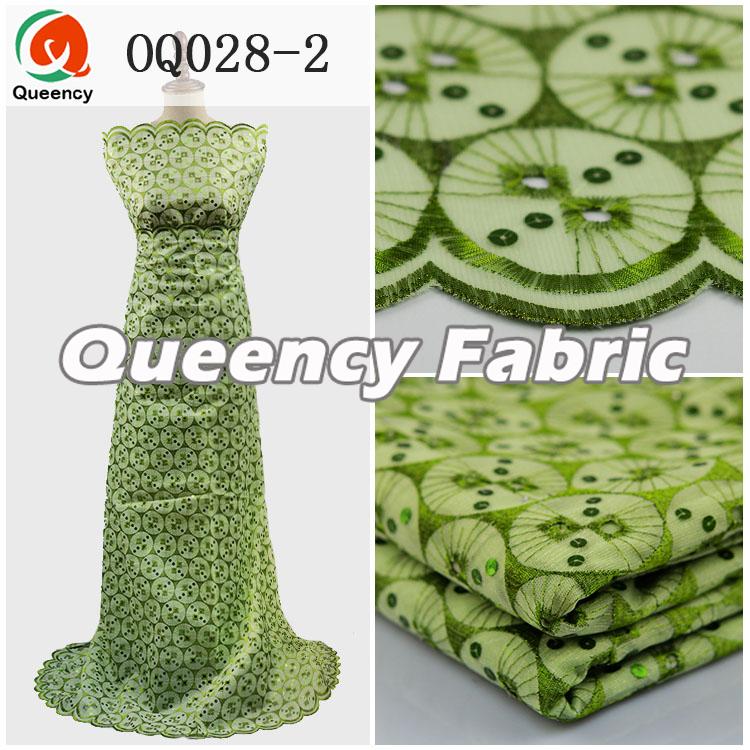 Best Price Organza Fabric In Lemon Greem