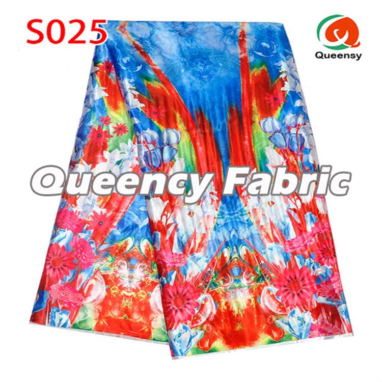 Colorful Satin Soft Fabric