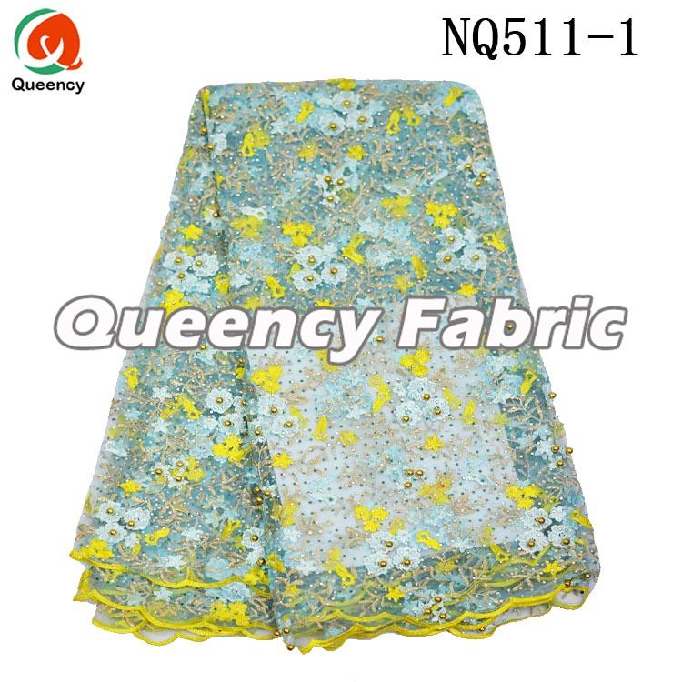 African Embroidered Tulle Lace Fabric