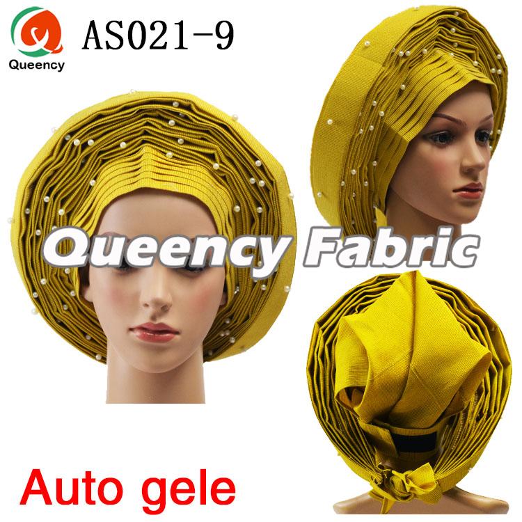 Auto AsoOke Headtie In Yellow