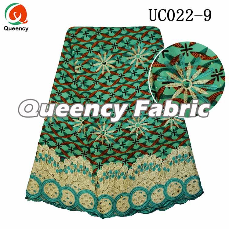 Custom Ankara Cotton Lace Fabric 