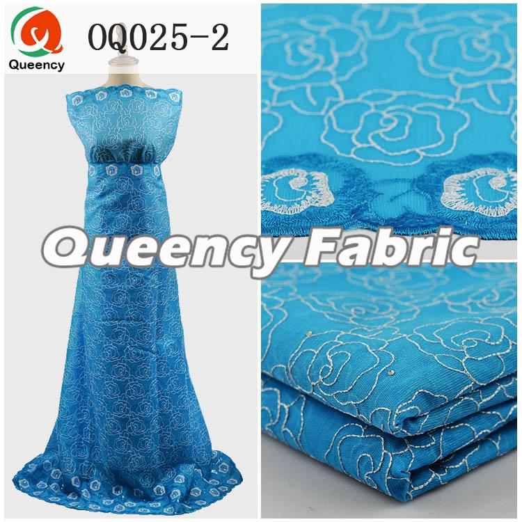 Skyblue 100 Pure Silk Organza Fabric