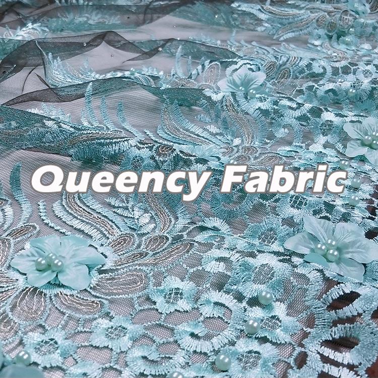 Beaded Lace Fabric Net Embroidered Beaded Lace Fabric Net Embroidered