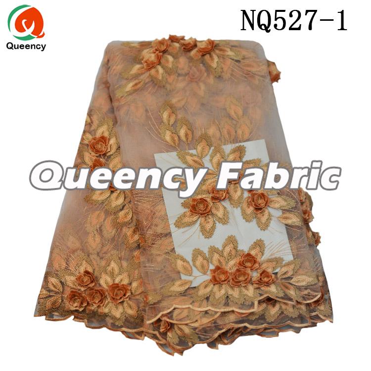 3d Applique Net Lace Fabric 