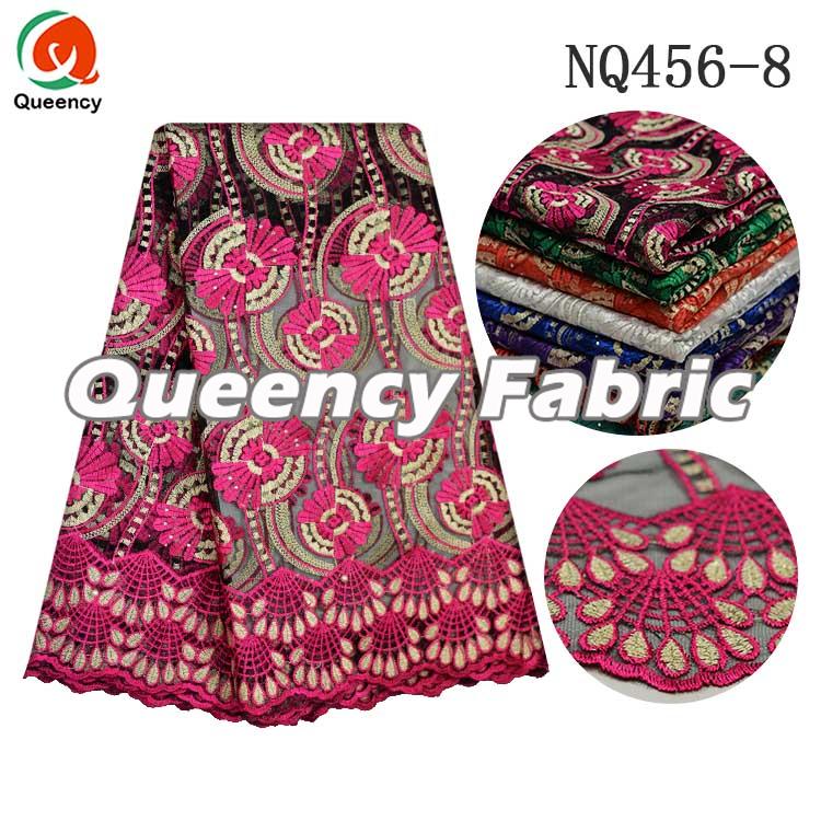 Fushia French Embroidery Lace Fushia French Embroidery Lace