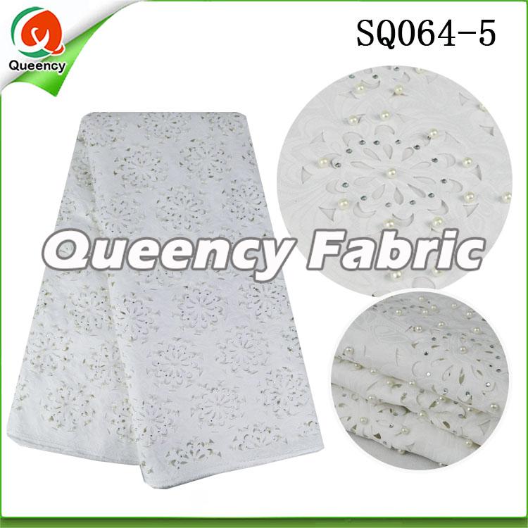 White Voile Laser Beaded Lace White Voile Laser Beaded Lace