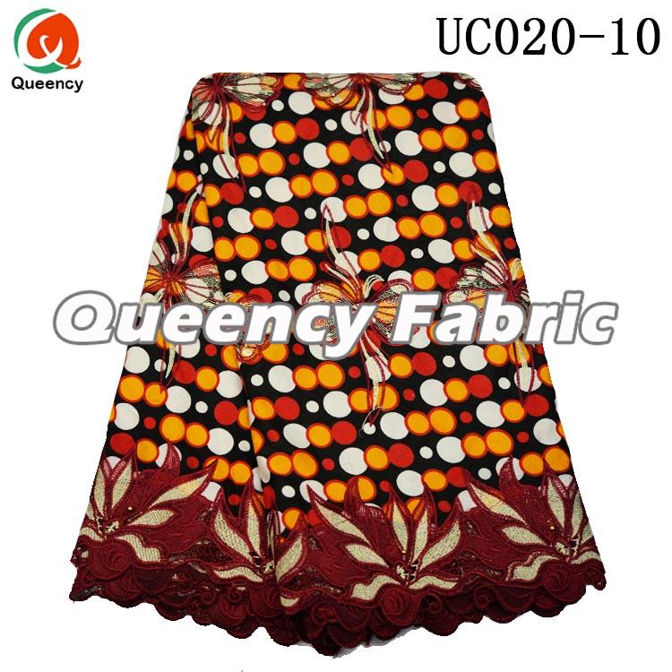 Printed Cotton Lace Dresses Fabric