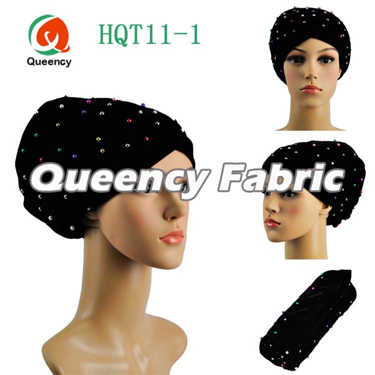 Black Turbans Beaded Scarf Black Turbans Beaded Scarf