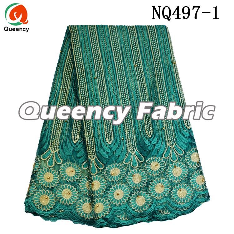 Teal Beaded Tulle Lace Teal Beaded Tulle Lace