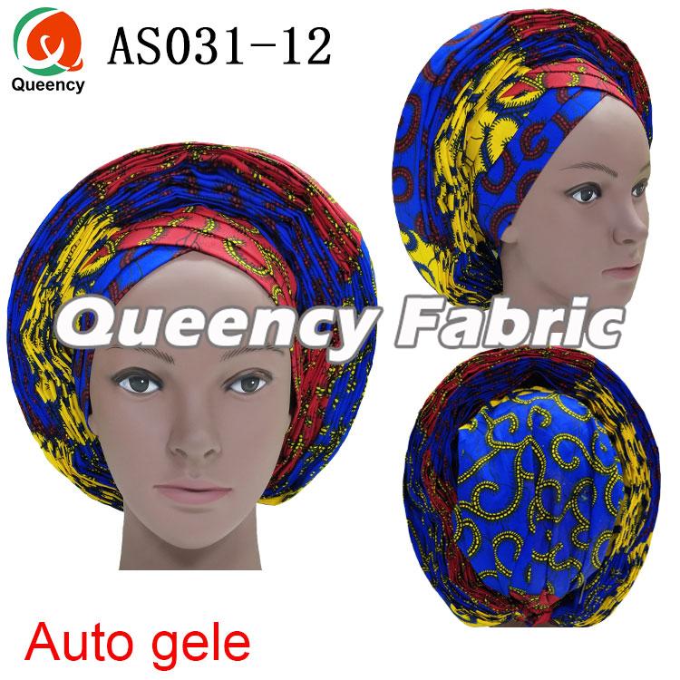 African Ladies Auto Gele Head Tie Hat 