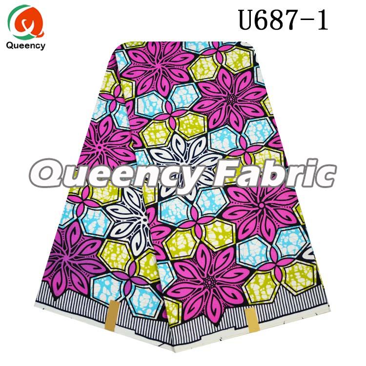 African Polyester Printing Wax Fabric 