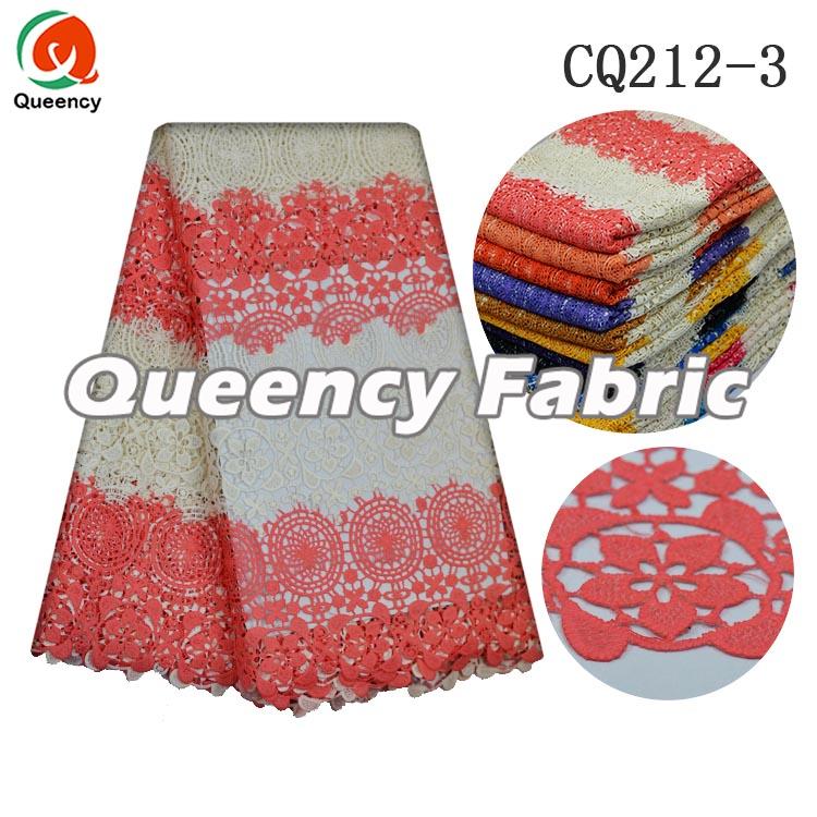 CORAL LACE GUIPURE FABRIC