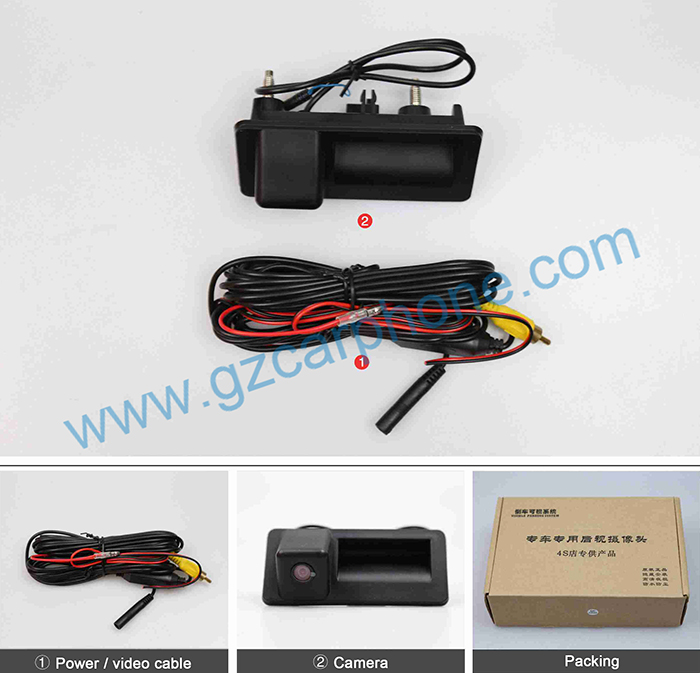 Audi A1 A3 A4 A6 A8 Q3 Q5 Q7 Reversing Backup Camera