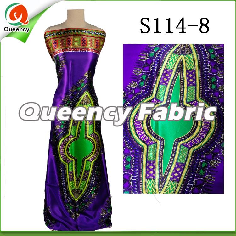 WAX PRINTS SATIN IN PURPLE WAX PRINTS SATIN IN PURPLE