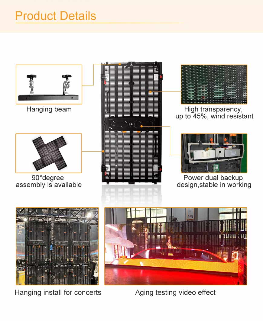 slim led display module