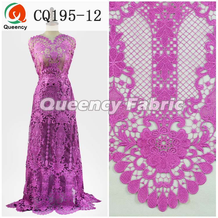 Lilac Cotton Guipure Lace Lilac Cotton Guipure Lace