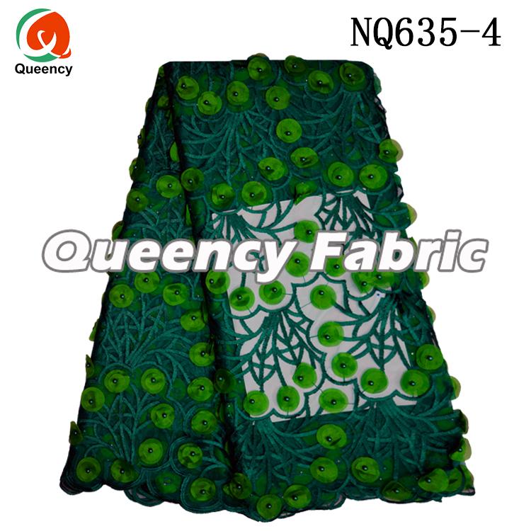 Embroidered Net Lace Fabric 
