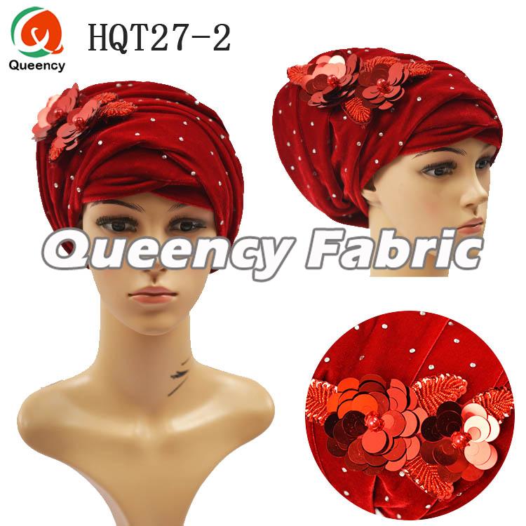 Beaded Velvet Turban Headtie Beaded Velvet Turban Headtie