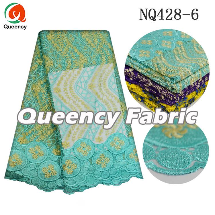 Aqua French Lace Fabric Aqua French Lace Fabric