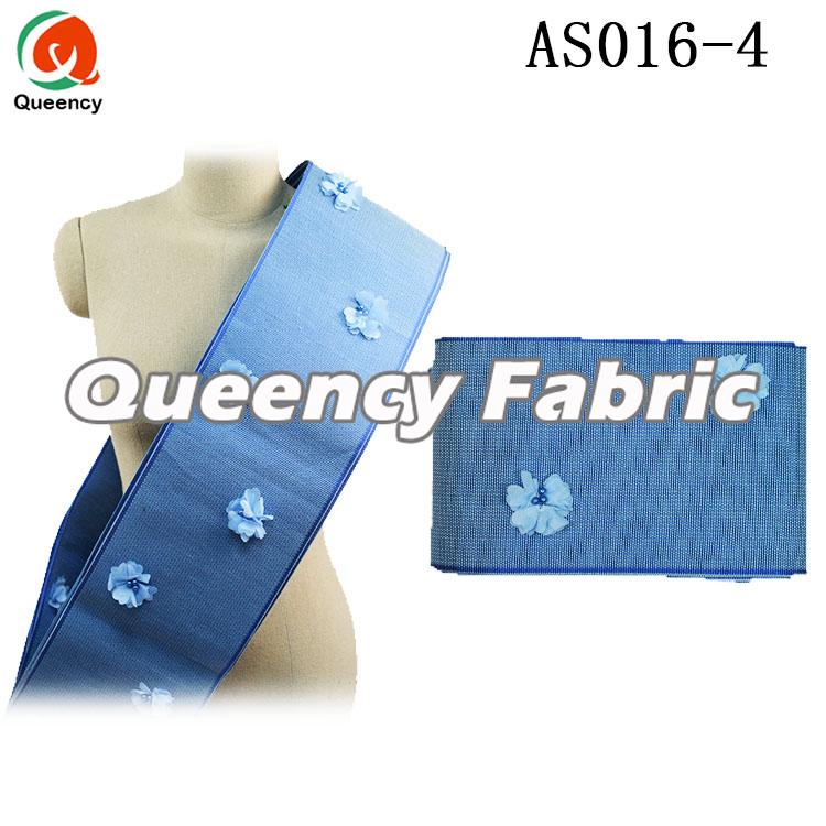 Sky Blue Aso Oke Wrapper Sky Blue Aso Oke Wrapper