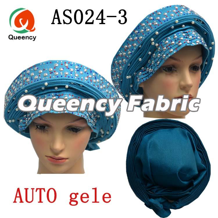 Auto Gele Beaded Headtie