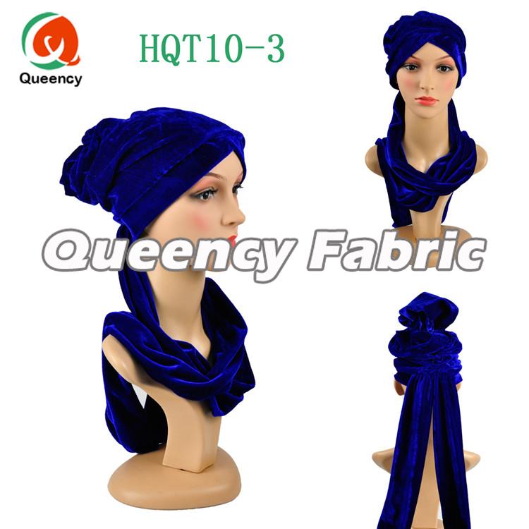 Royal Blue Headtie Turbans 