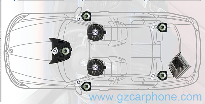 BMW Fiber Optic Amplifier Logic 7 Audio System