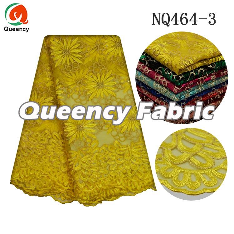 Yellow Tulle Lace Embroidery Yellow Tulle Lace Embroidery
