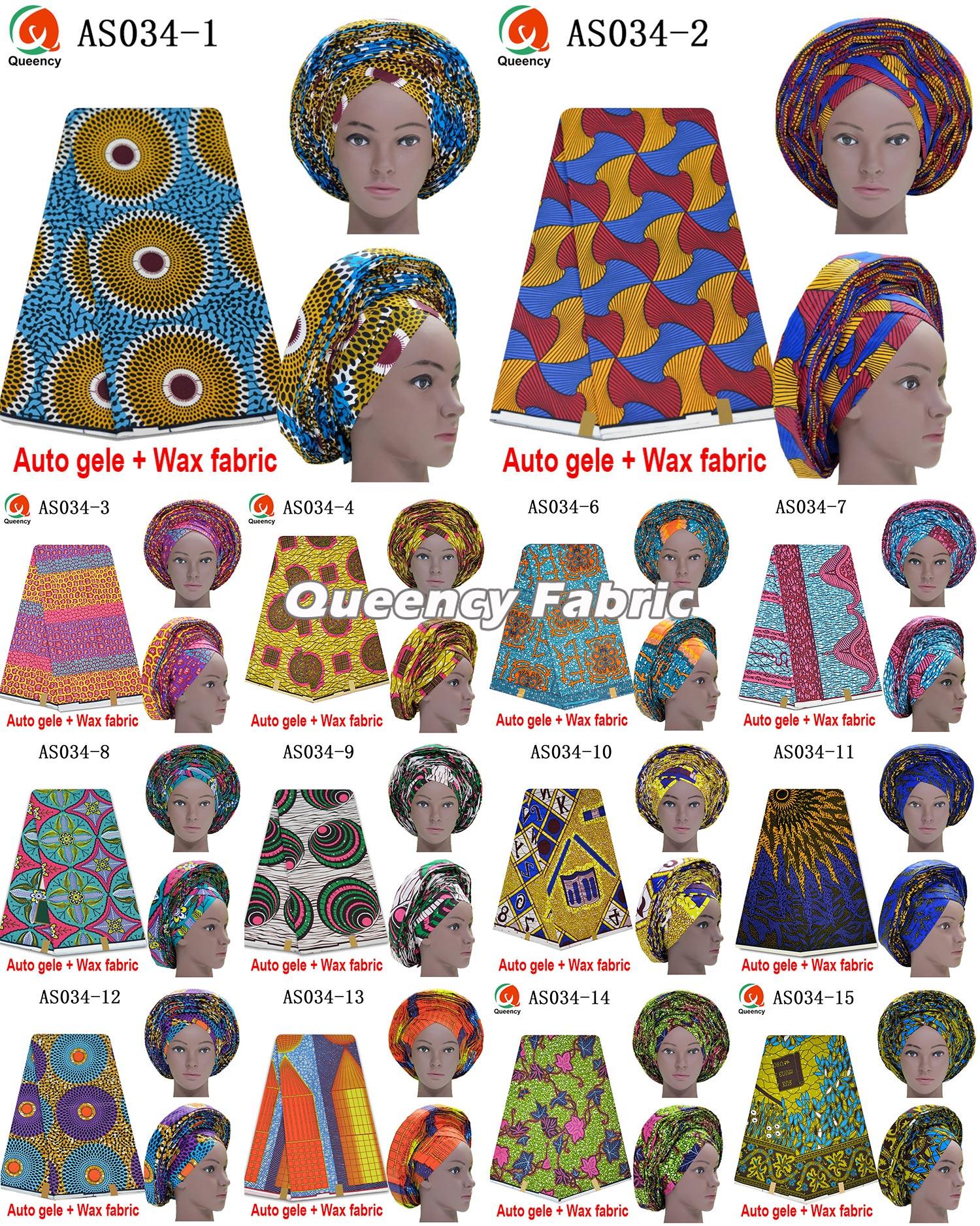 Auto Gele Match Wax Fabric Collection 