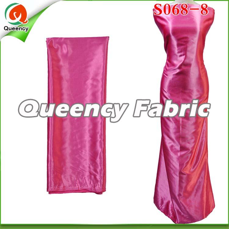 NIGERIA SATIN CLOTH IN FUSHIA