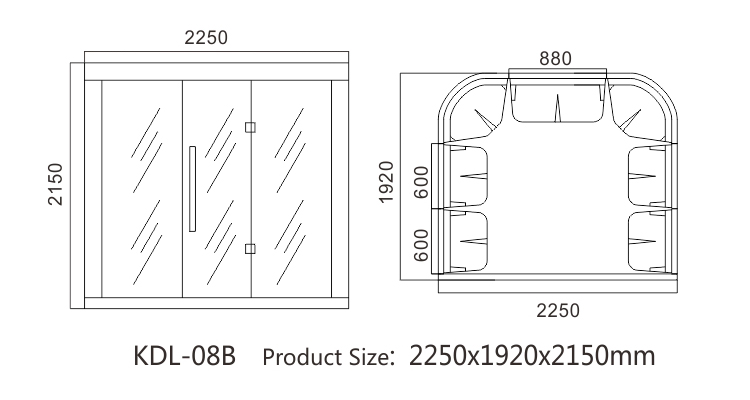 Steam room KDL-8B