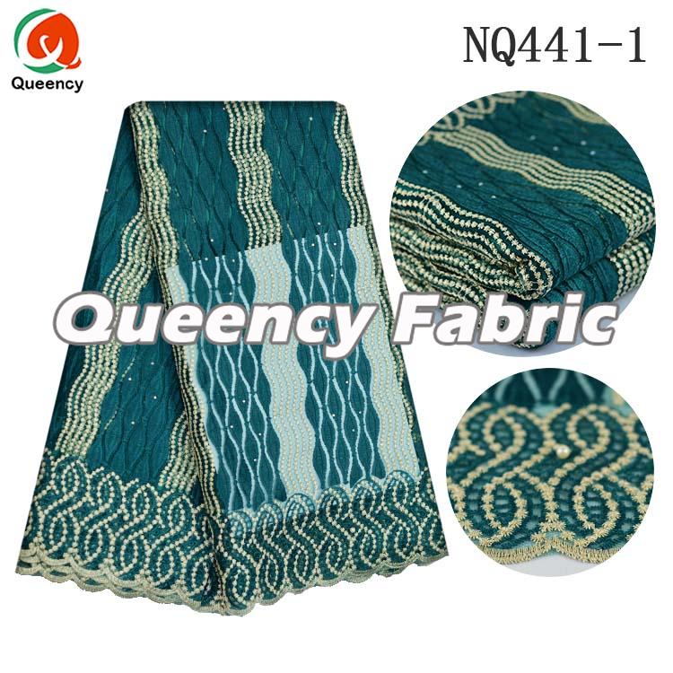 French Stones Lace In Teal French Stones Lace In Teal