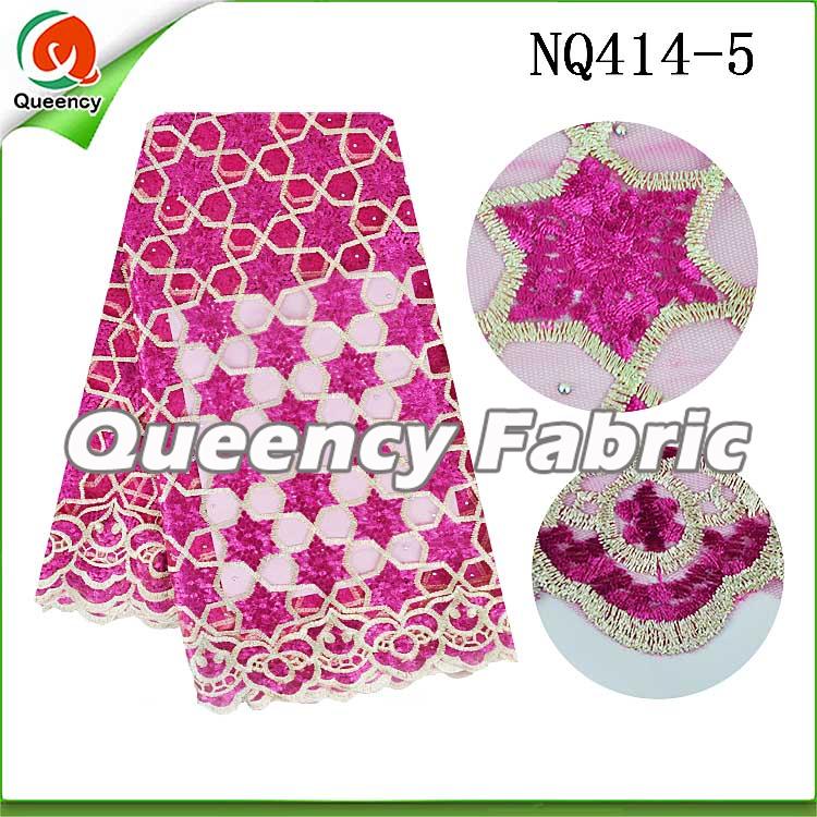 Fushia Pink French Lace African Fushia Pink French Lace African