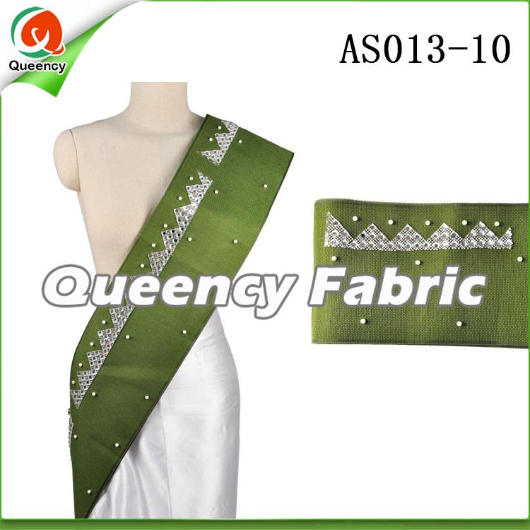ASO OKE HEADTIE IN ARMY GREEN ASO OKE HEADTIE IN ARMY GREEN