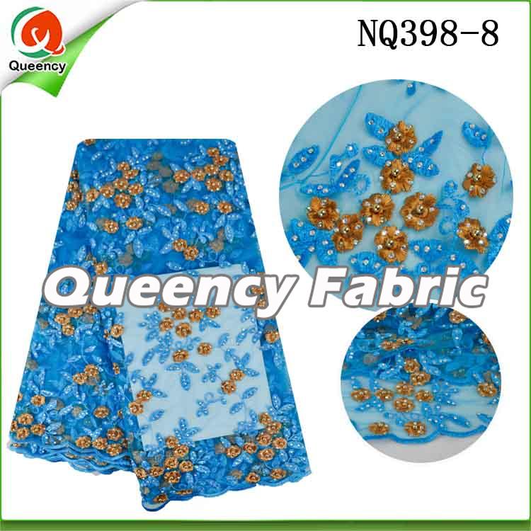 Nigeria French Lace In Turquaise Blue 