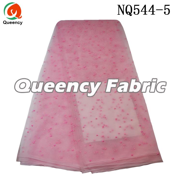 Plain Pink Beaded Lace Plain Pink Beaded Lace