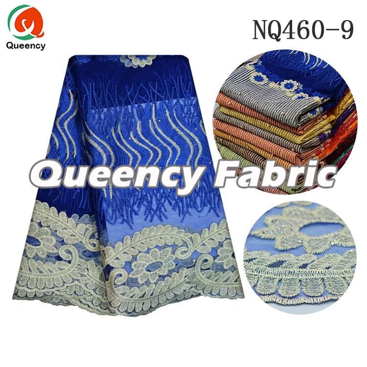 Beaded Lace Royal Blue Netting Beaded Lace Royal Blue Netting
