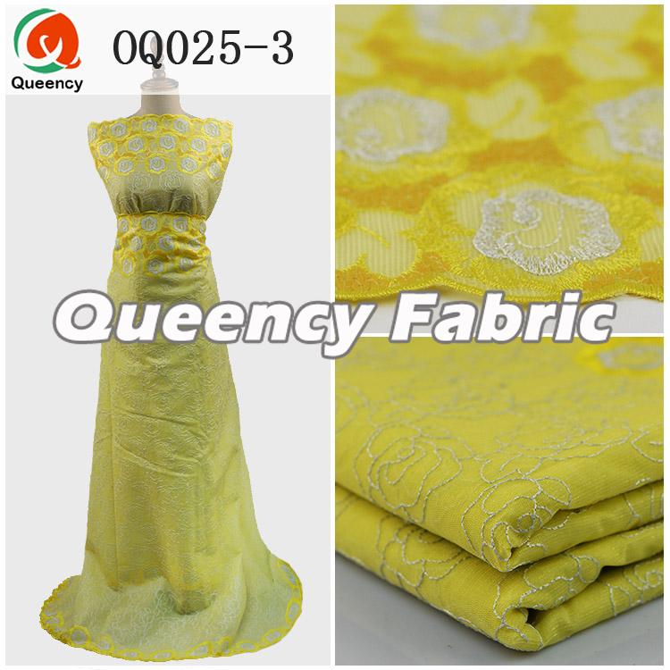 Yellow 100 Pure Silk Organza Fabric