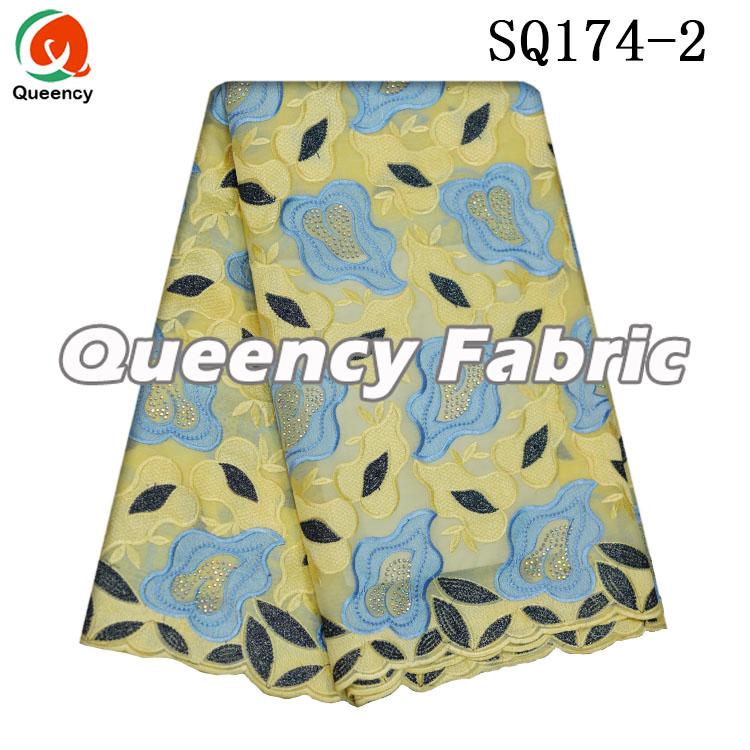 Swiss Voile Lace With Stones Swiss Voile Lace With Stones