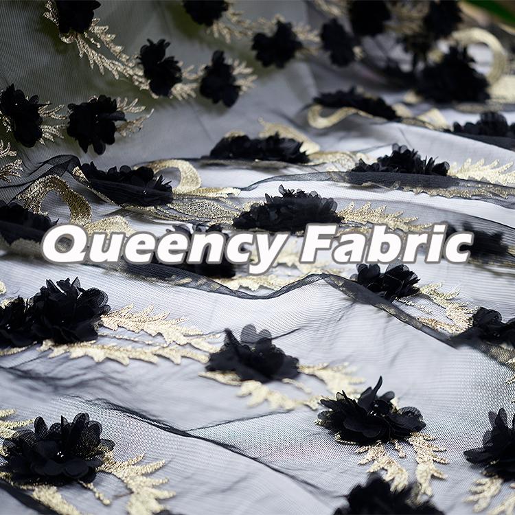 3D Flower French Lace