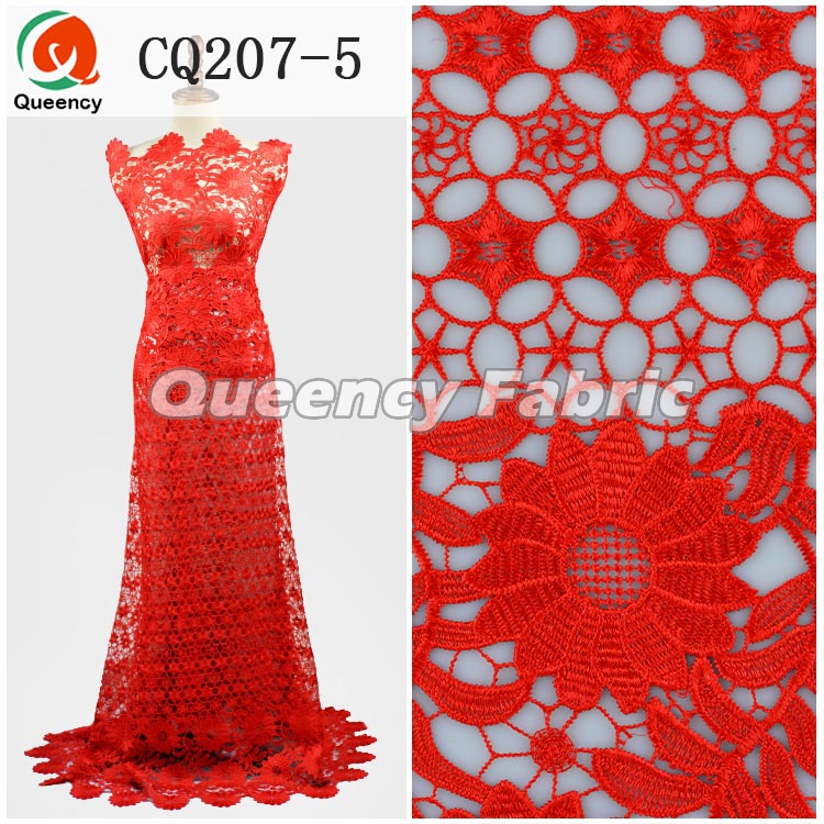 Red Nigerian Cord Lace Dress Styles Red Nigerian Cord Lace Dress Styles