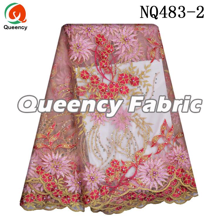 Colorful Netting Dress style With Stones Colorful Netting Dress style With Stones