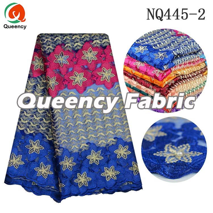 Netting Lace Beaded Embroidery Netting Lace Beaded Embroidery
