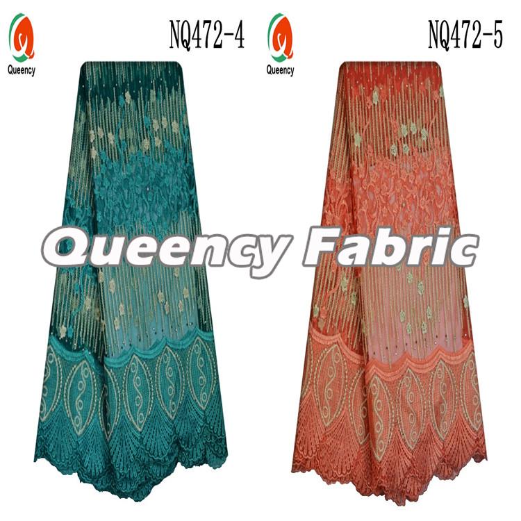 Embroidery Fabric French Lace Stones