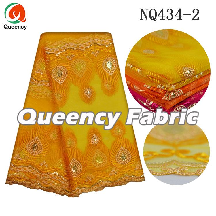 FRENCH TULLE LACE IN YELLOW FRENCH TULLE LACE IN YELLOW