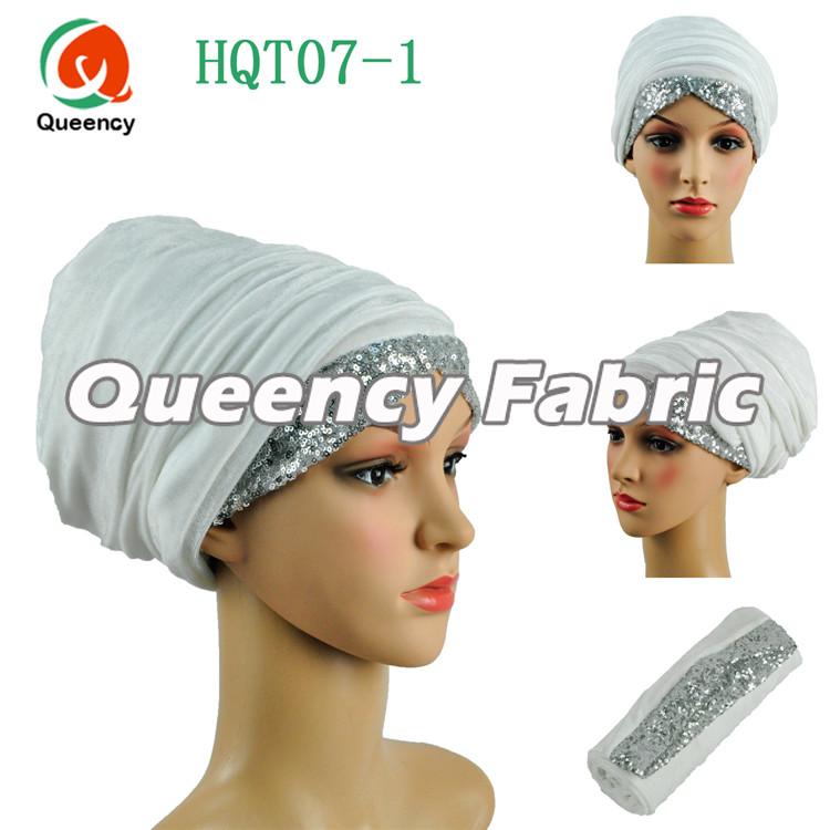 White Head Scarf Muslim Turbans 