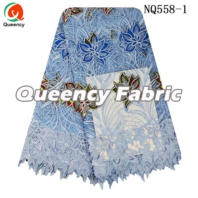 Tulle Lace Flower Embroidered Fabric 