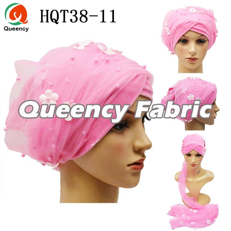 Pink Ladies Turban Velvet Material Pink Ladies Turban Velvet Material